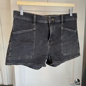 Madewell Dark Gray Jean Shorts